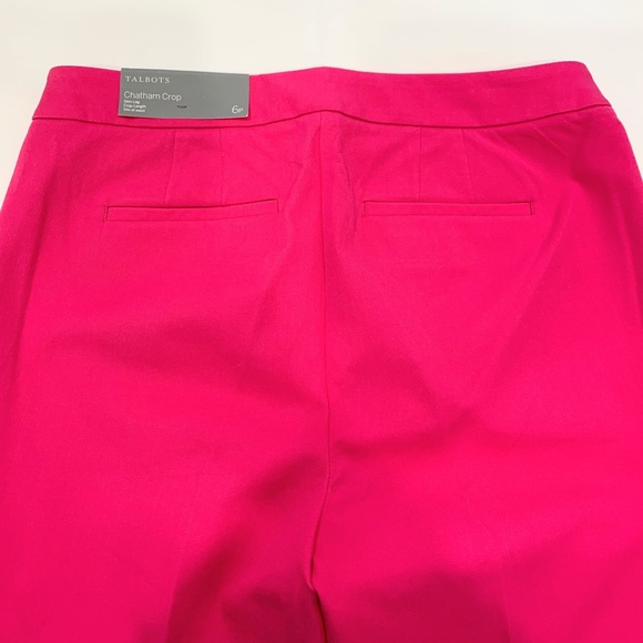 TALBOTS CHATHAM CROP PANTS - SOLID SIZE 6P - Picture 5 of 14
